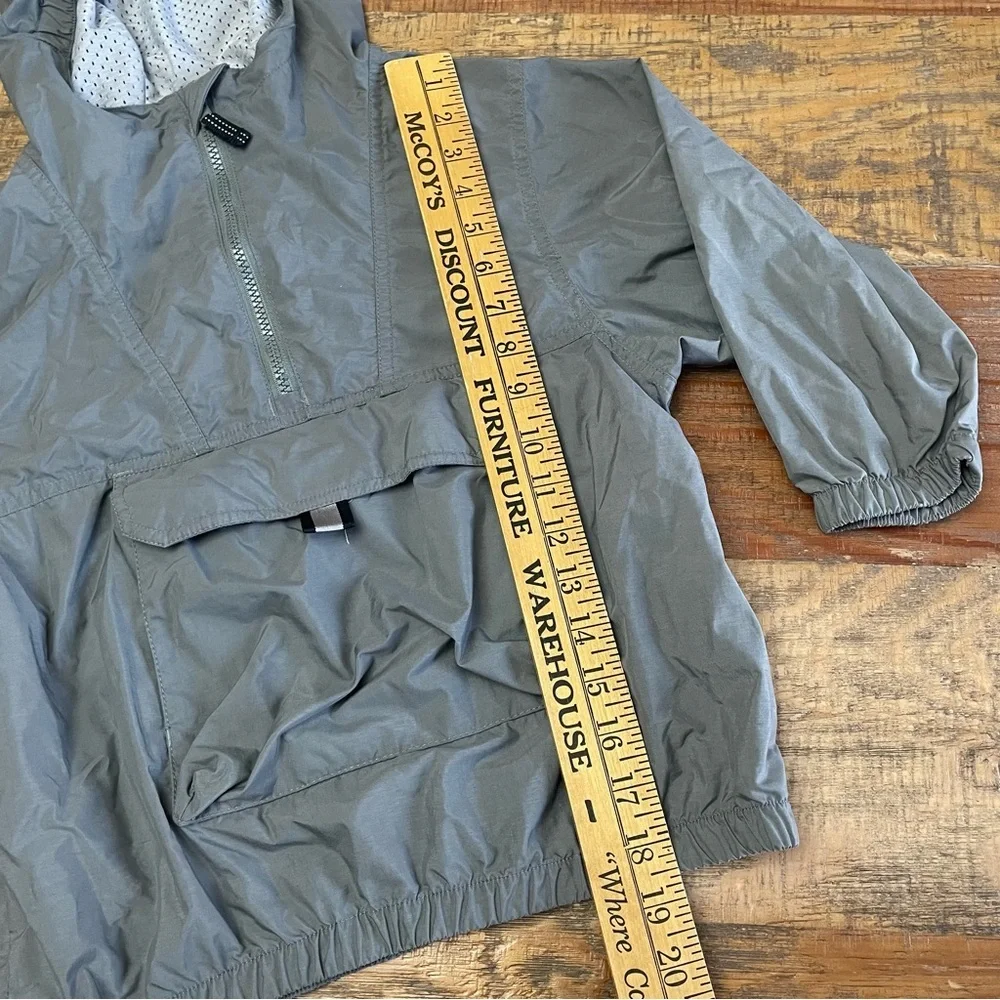 Lands End Rain Jacket Kids 5/6 nylon green